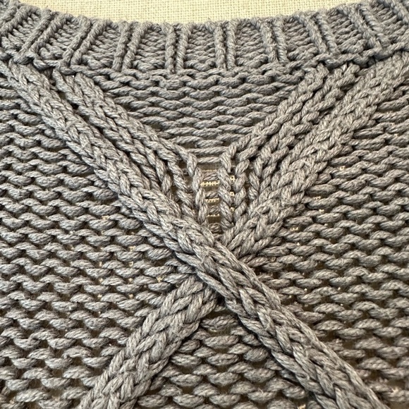 GH Bass Co. Grey Knit Sweater Oversized Long Sleeve SZ XL Cotton Vintage Unisex - Picture 2 of 5